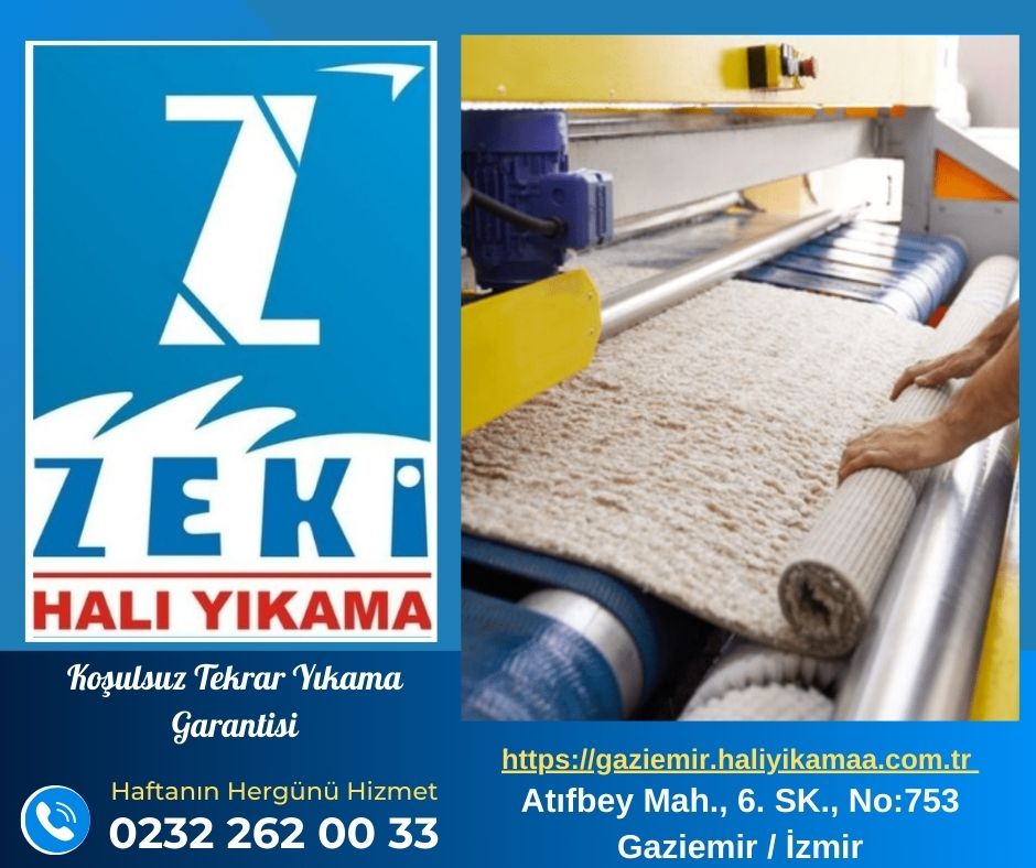 gaziemir halı yıkama firması